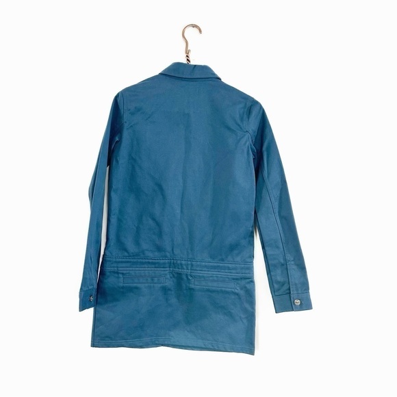 Zara Women’s XS Blue Denim Button Fromt Mini Dress New - Picture 5 of 5